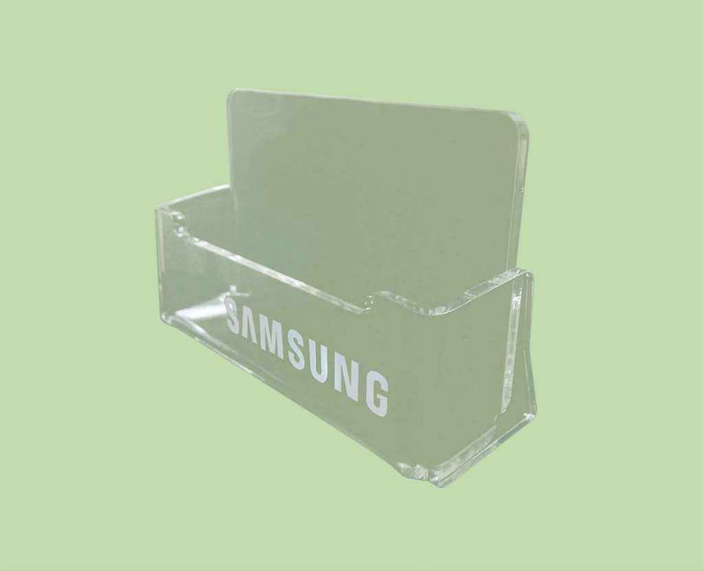 Подставка для визиток из оргстекла "Samsung"